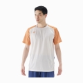 Yonex Sport-Tshirt Practice Colourblock 16745 (100% Polyester) 2025 natur/orange Herren